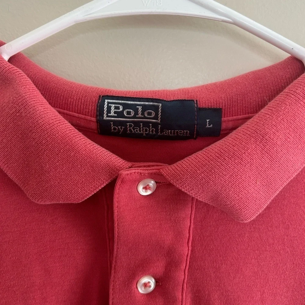 Polo by Ralph Lauren Men’s Classic Fit Polo Shirt | Size L | Red